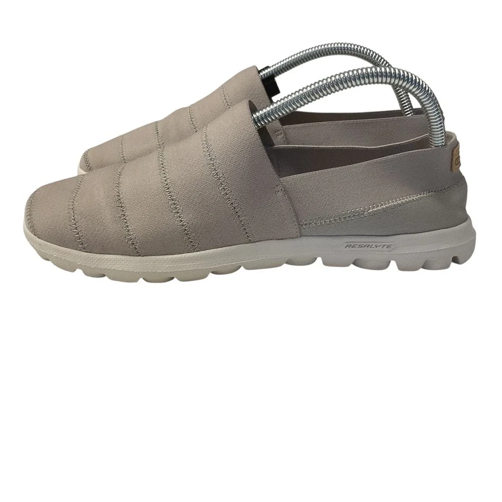 Skechers GOwalk Travel Gracious Joy Size W9 Taupe Slip On‎ Comfort